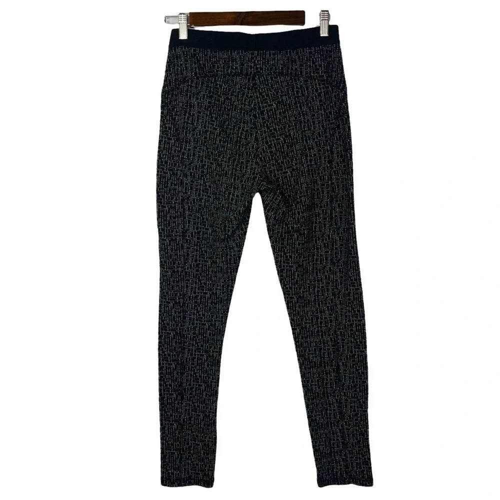 RACHEL‎ Rachel Roy Black Printed Jacquard Skinny Leggings M